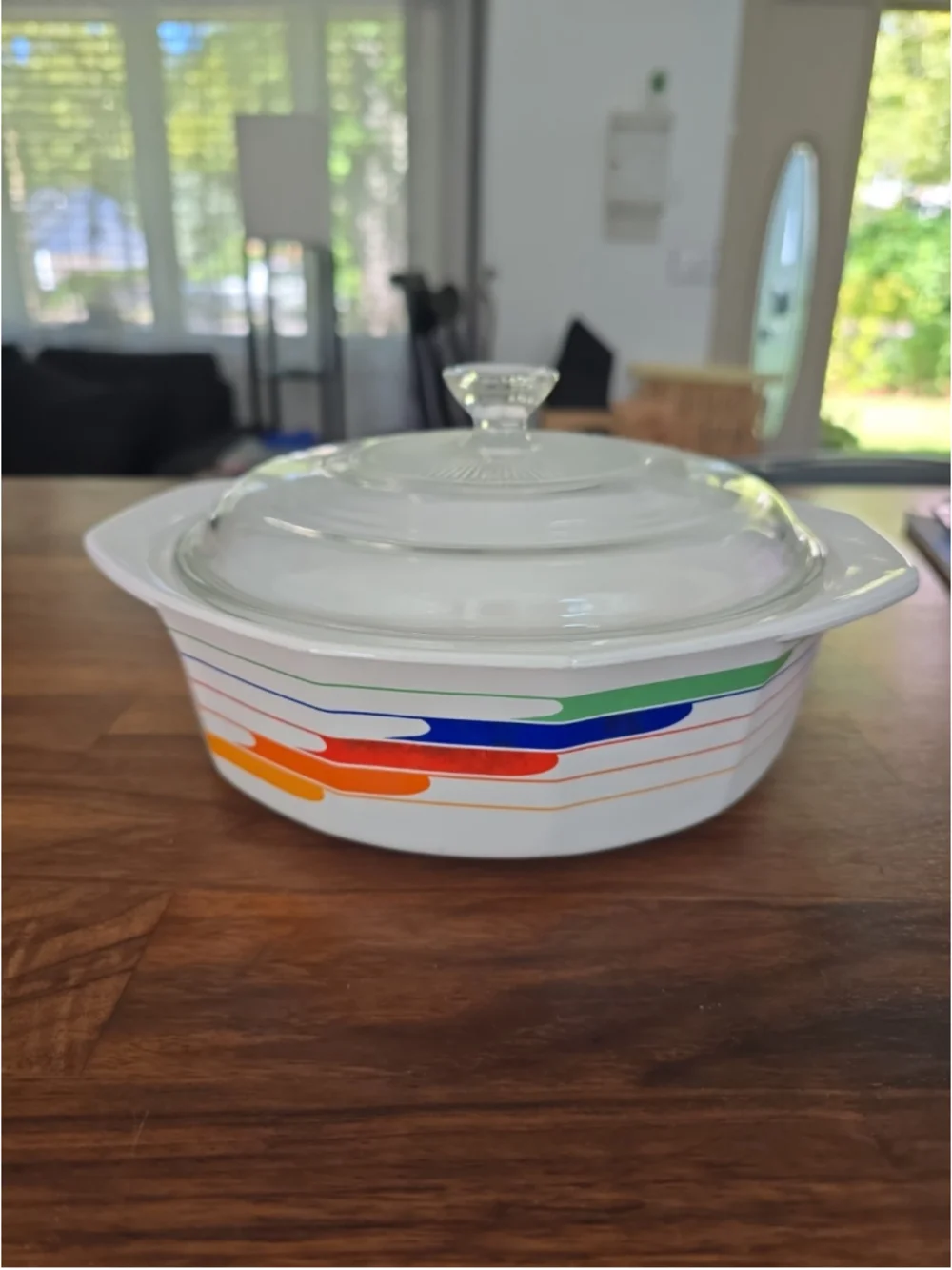 Studio Nova Fire & Ice Covered Casserole with Lid Hi Fi Vtg/Retro 70’s/80’s